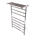 ICO K3023W Kontour 24"x40" Angle Electric Towel Warmer with Shelf Hardwired Chrome