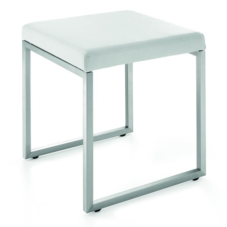 ICO-Z40334 **DISCONTINUED** 18" x 15.75" x 15.75" Cenius Stool Chrome
