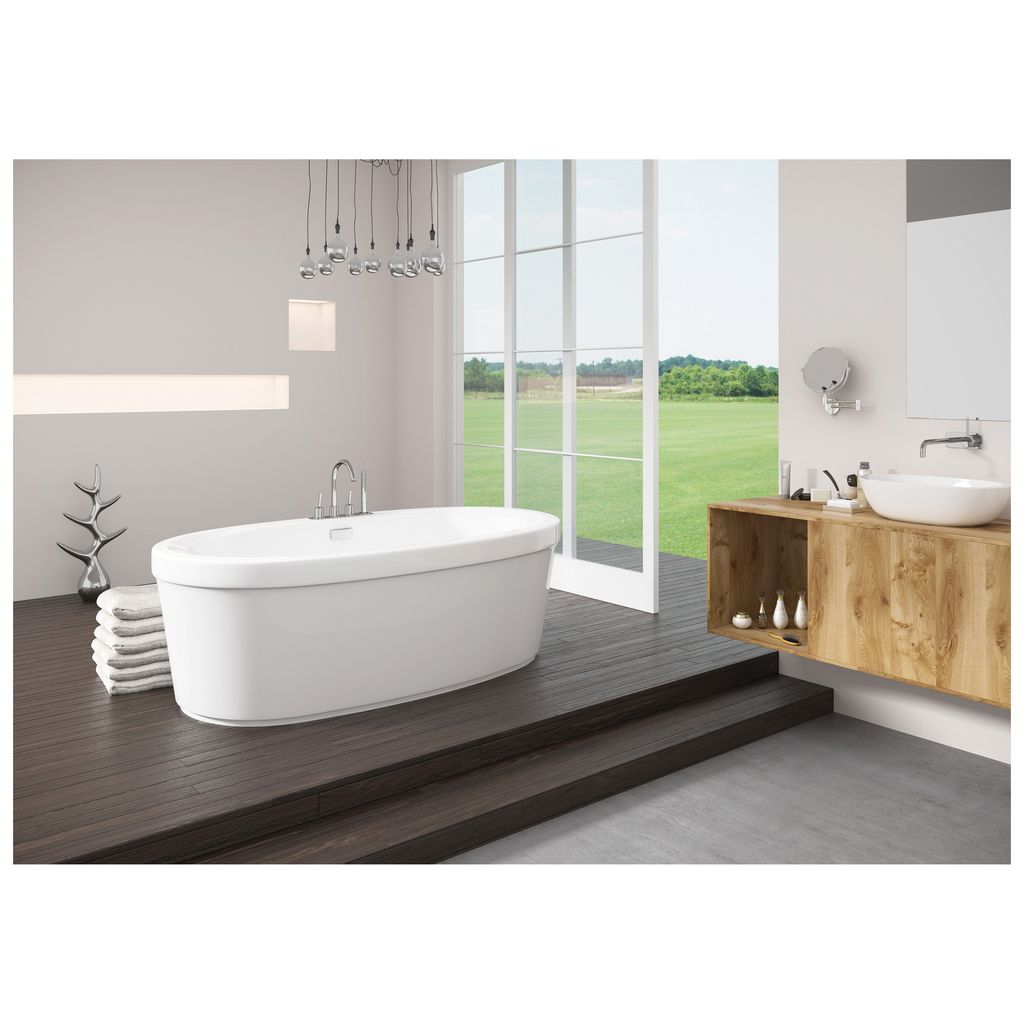 Mirolin CF2002 Brooke 68″ Freestanding Bath White