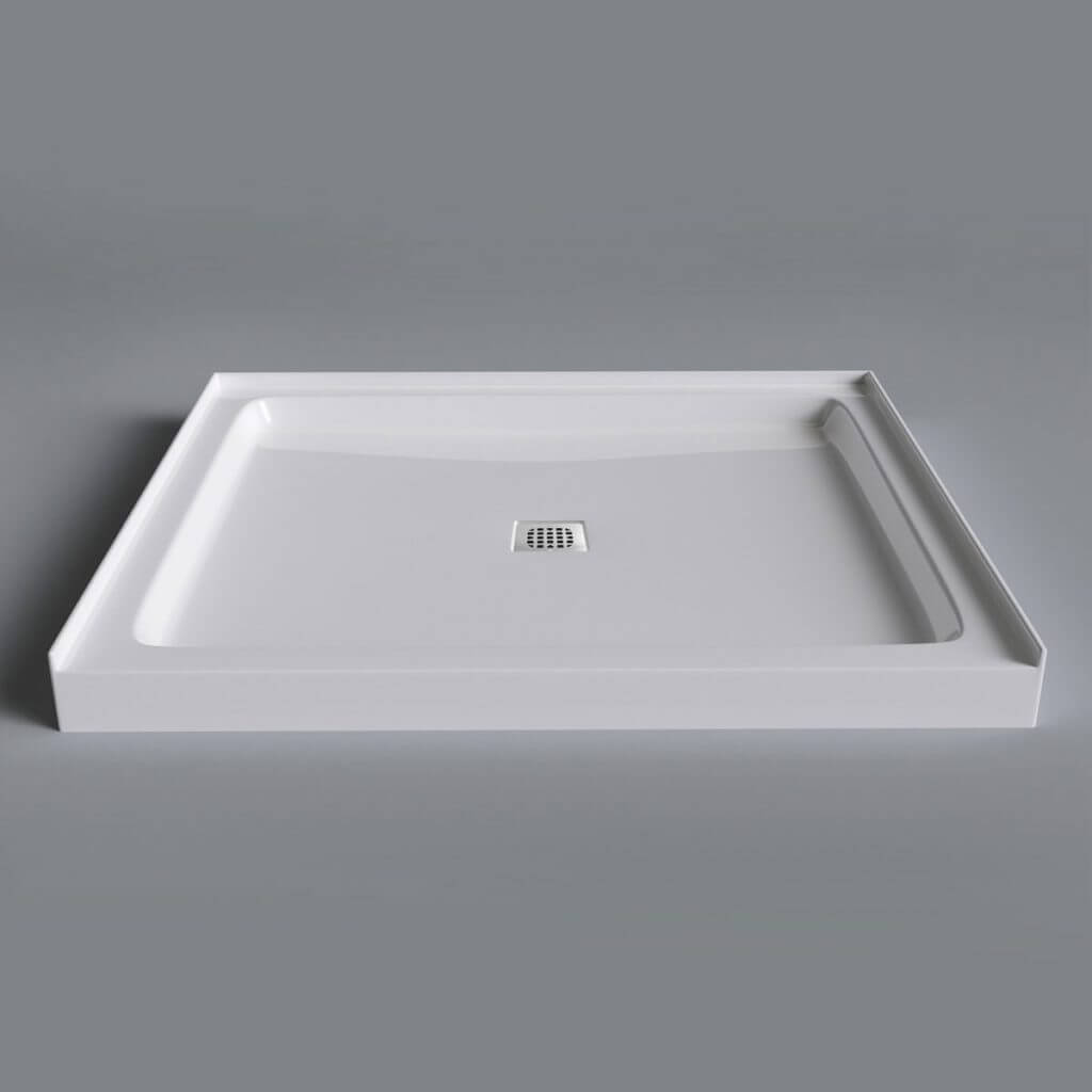Mirolin SQD4242A1 Strada 4242A Alcove Shower Base White