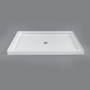 Mirolin SQD4836A1 Strada 4836A Alcove Shower Base White