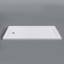 Mirolin SQD6032LA1 Strada 6032A Alcove Shower Base Left Drain White