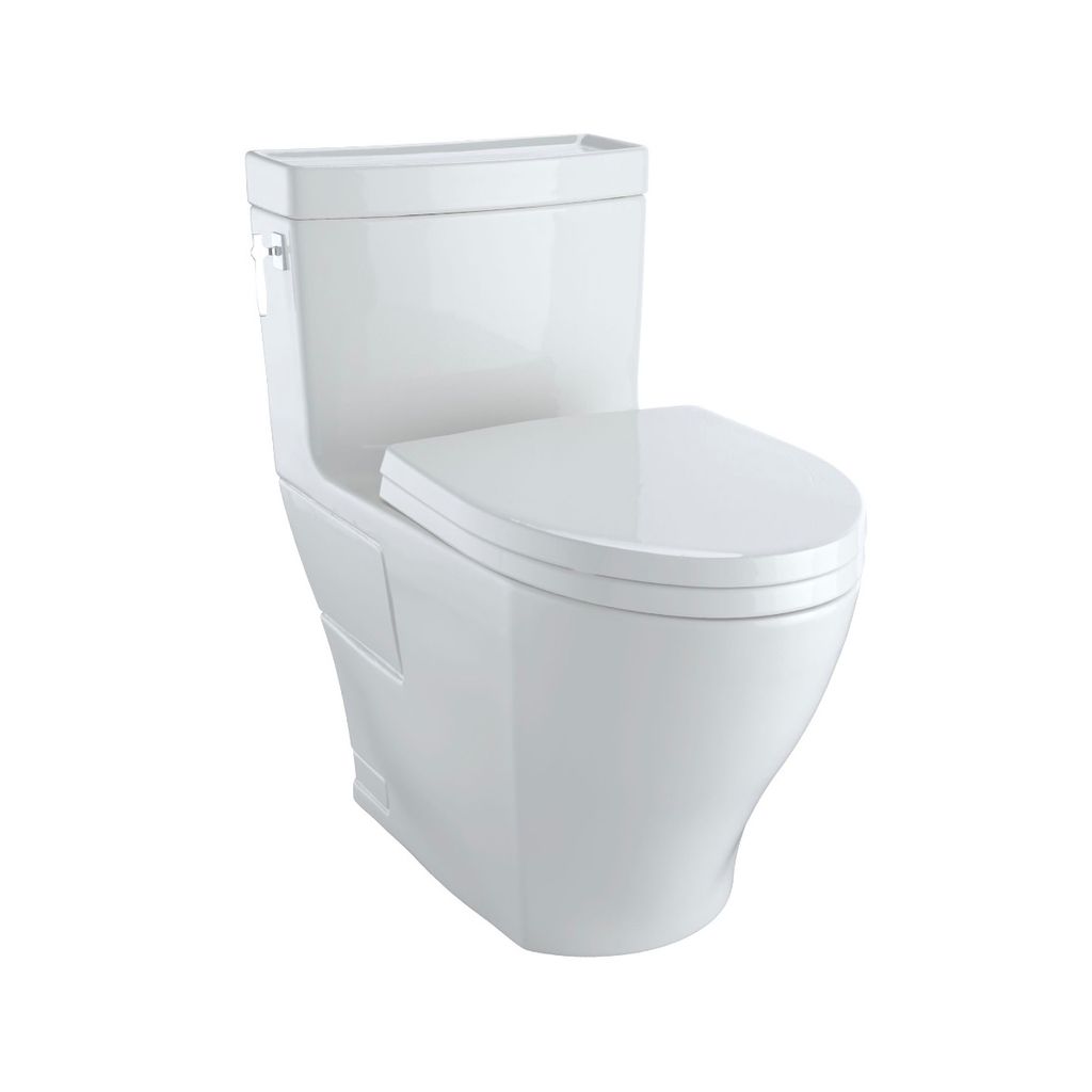 TOTO MS626124CEFG Aimes One Piece Elongated Toilet WASHLET Connection Colonial White