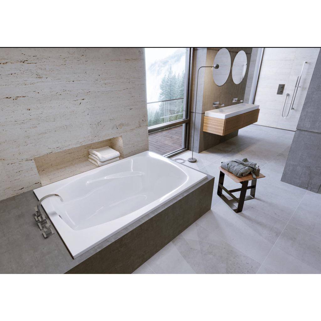 Mirolin H6042AW Hudson 5 Drop In Whirlpool Side Foot Jets