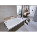 Mirolin H6042AW Hudson 5 Drop In Whirlpool Side Foot Jets