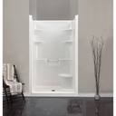 Mirolin MEL4LS/RS Melrose 4 Shower Stall With Seat White