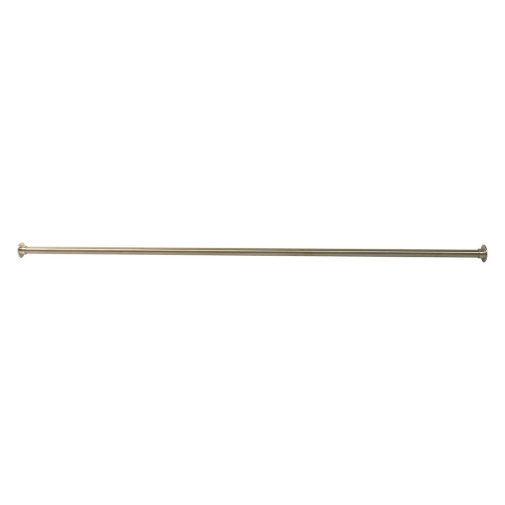 Mirolin CR55W SS Heavy Gauge Curtain Rod White