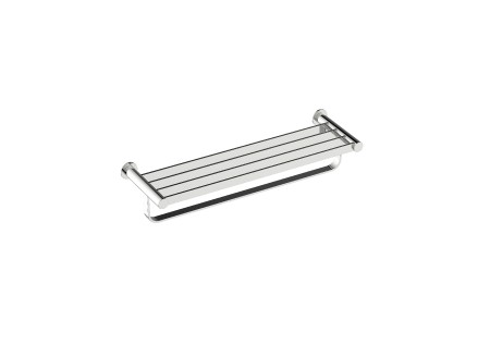 Kartners 137442-40 PORTO Double Towel Shelf Black Nickel