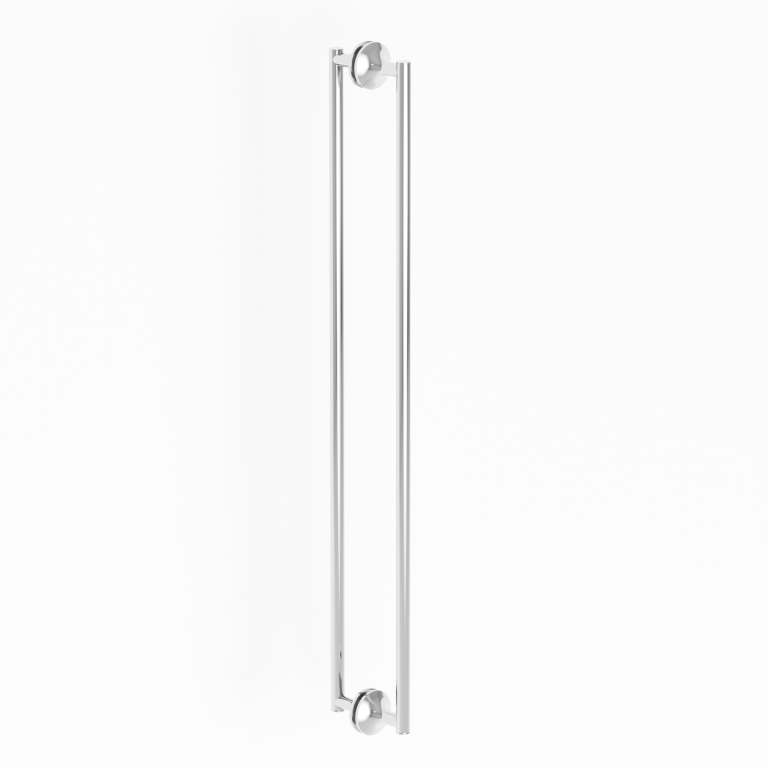 Kartners 13770618-99 Porto 6"x18" Offset Shower Door Handles Polished Chrome