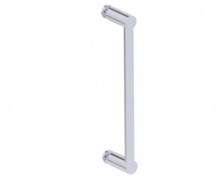 Kartners 1377512-91 PORTO 12" Single Glass Door Handle Antique Nickel