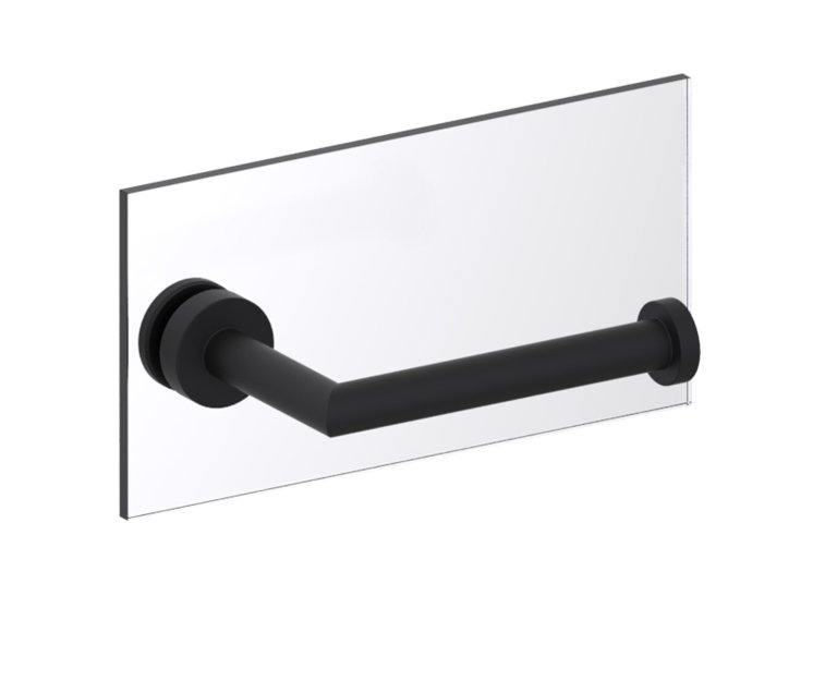 Kartners 144151TG-48 OSLO Tissue Holder Through Glass Matte Black