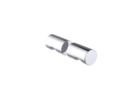Kartners 1887502-25 SEVILLE -Shower Door Handle double Knob- Brushed Bronze