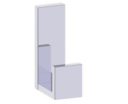 Kartners 232137-40 BERLIN Large Coat Hook 4"- Black Nickel