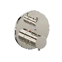 TOTO TBV01408U#PN Thermostatic Mixing Valve with Two Way Diverter Trim Polished Nickel