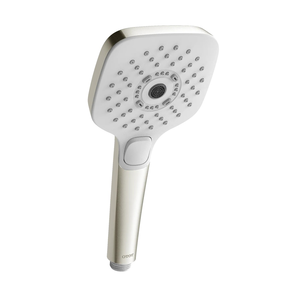 TOTO TBW02015U4#BN Square Three Mode Handshower Brushed Nickel