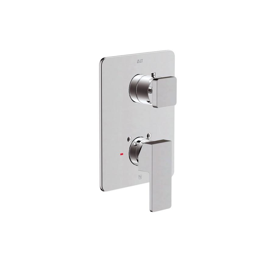 ALT 20843 Riga Uniplex P23 Trim Kit 3 Way Shared Chrome