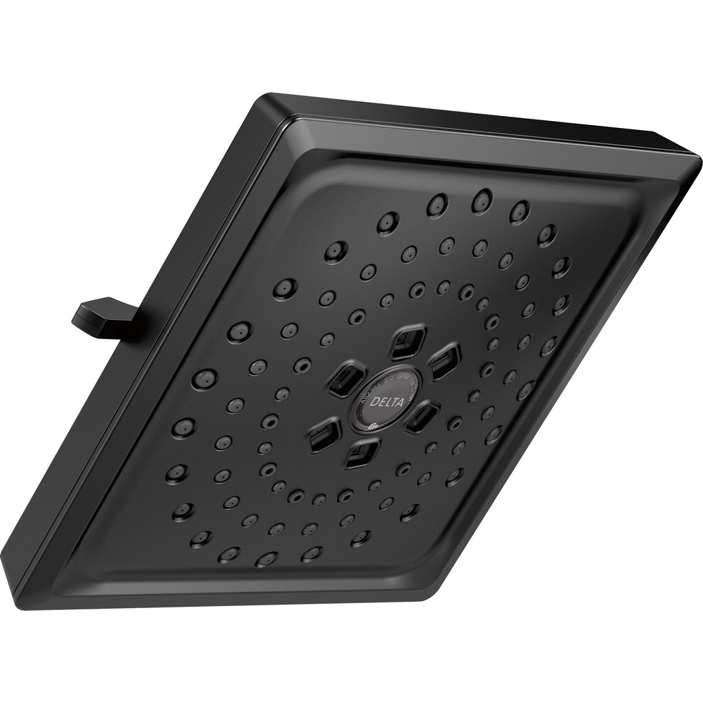 Delta 52684 H2Okinetic 3 Setting Raincan Shower Head Matte Black