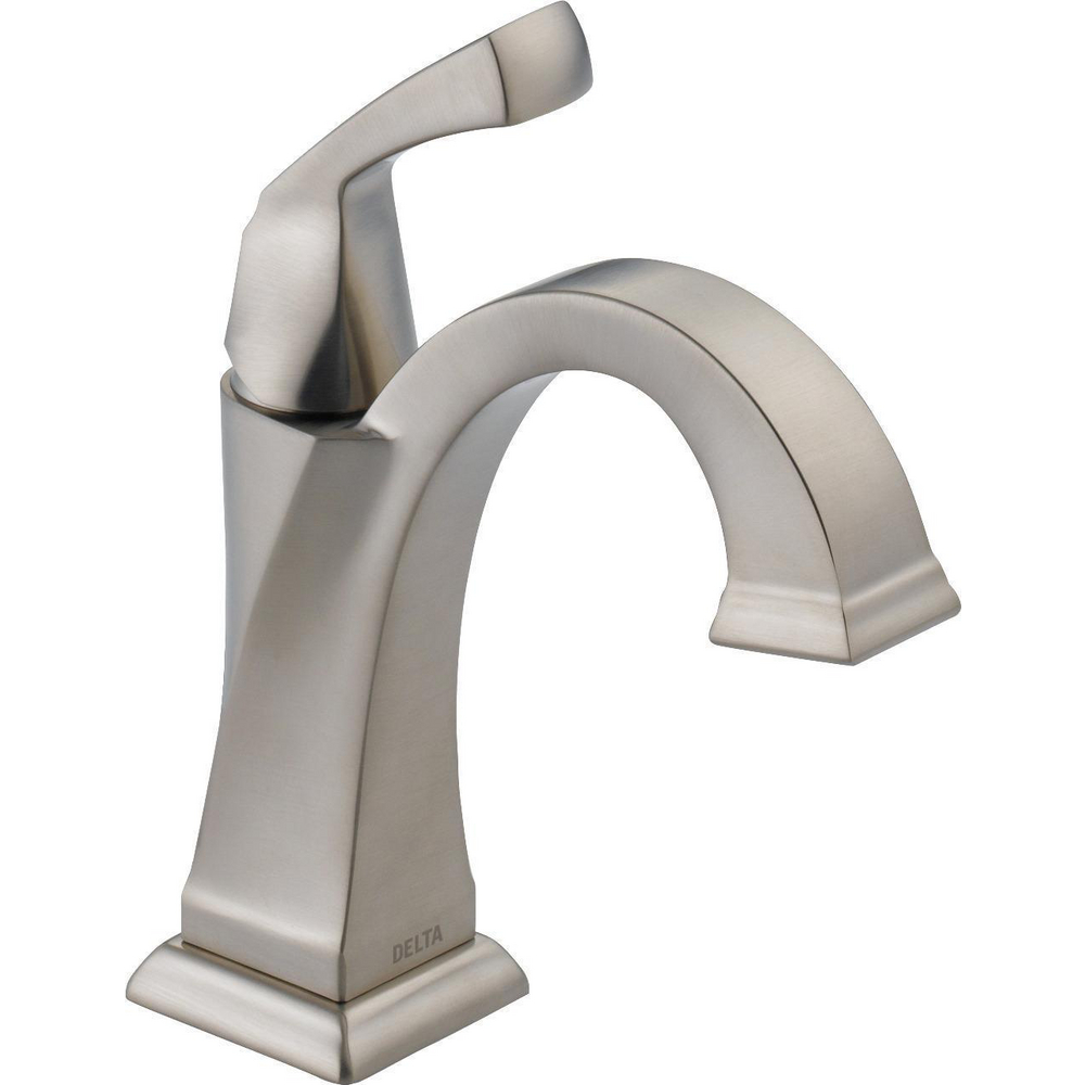 Delta 551 Dryden Single Handle Lavatory Faucet Brilliance Stainless