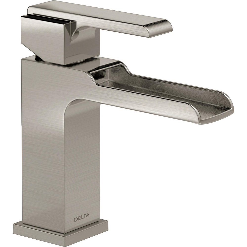 Delta 568LF Ara Single Handle Channel Lavatory Faucet Brilliance Stainless