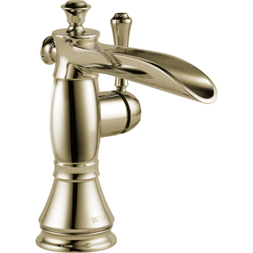 Delta 598LF Cassidy Single Handle Channel Bathroom Faucet Polished Nickel