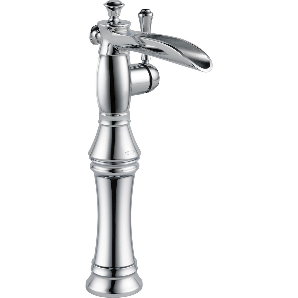 Delta 798LF Cassidy Single Handle Channel Vessel Bathroom Faucet Chrome