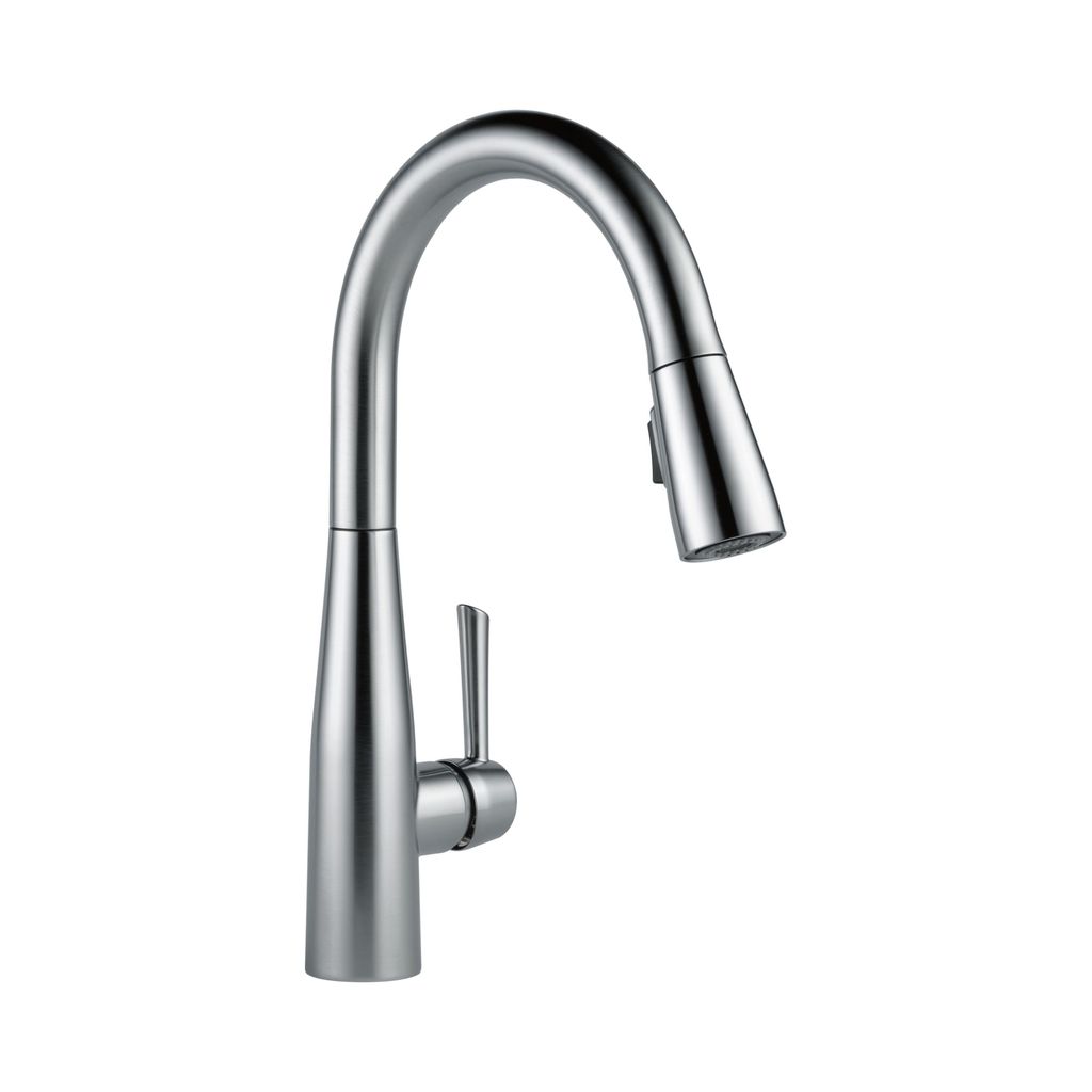 Delta 9113 Essa Single Handle Pull Down Kitchen Faucet Arctic Stainless