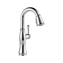 Delta 9997-AR-PR-DST Cassidy Bar/Prep Single Handle Pull Down Faucet Lumicoat Arctic Stainless