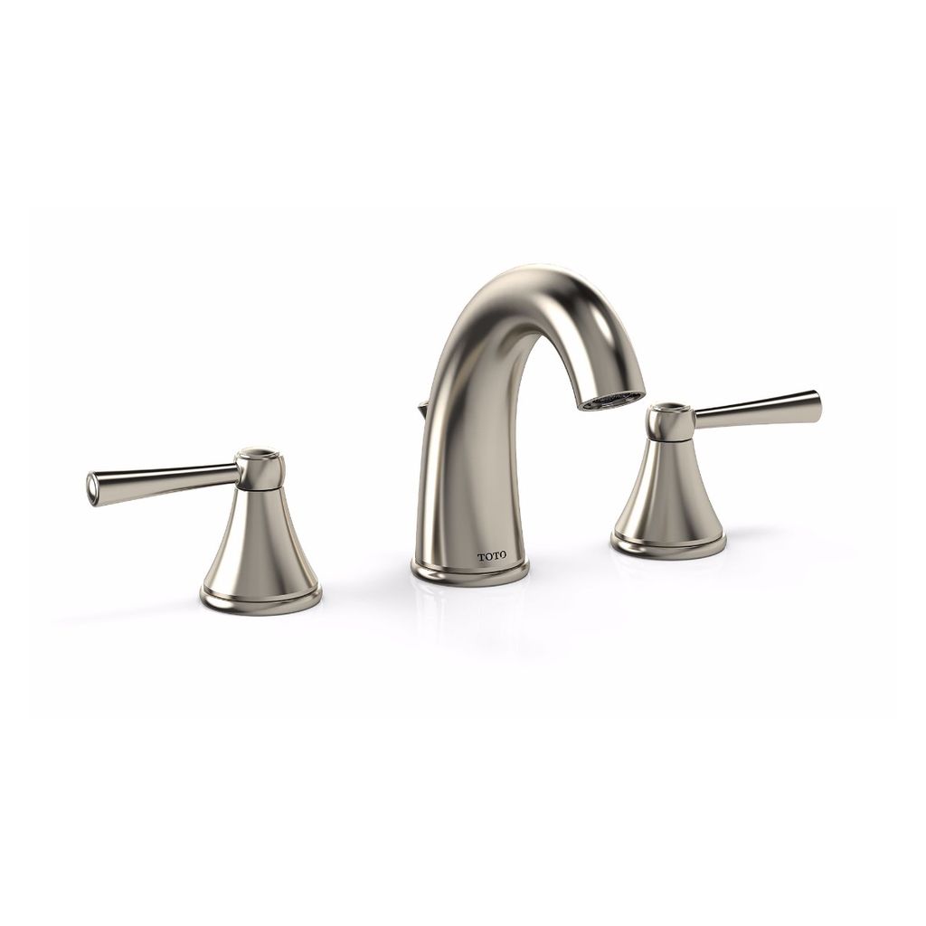 TOTO TL210DD Silas Widespread Lavatory Faucet Brushed Nickel