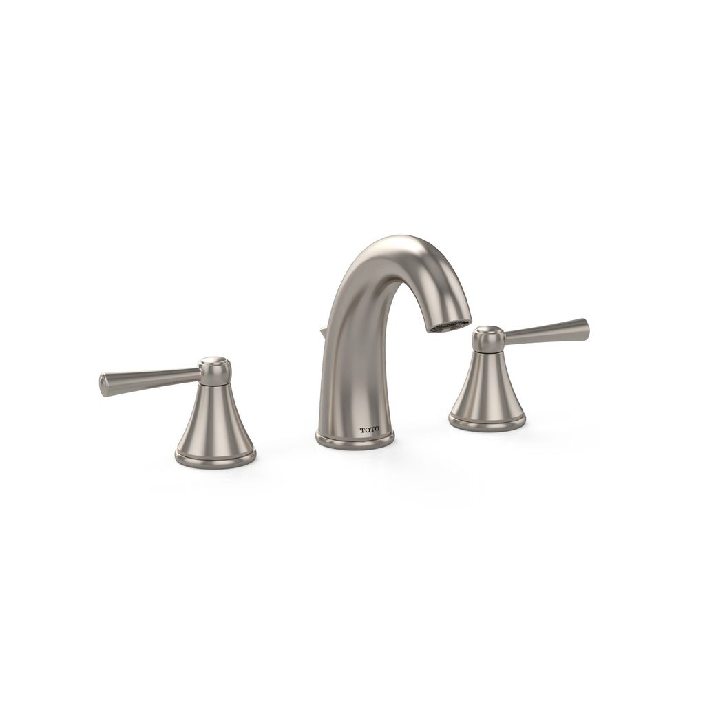 TOTO TL210DD12 Silas Widespread Lavatory Faucet Brushed Nickel