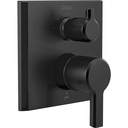 Delta T24899-BL Pivotal 14 Series Integrated Diverter Trim 3-Setting Matte Black