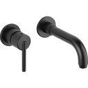 Delta T3559LF Trinsic Single Handle Wall Mount Bathroom Faucet Trim Matte Black