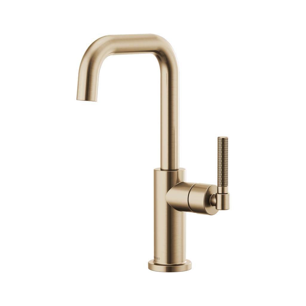 Brizo 61053LF-GL Litze Square Spout Bar Faucet Luxe Gold