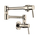 Brizo 62820LF-PN Euro Wall Mount Pot Filler Polished Nickel