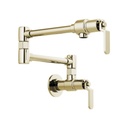 Brizo 62844LF-PN Litze Wall Mounted Pot Filler Polished Nickel