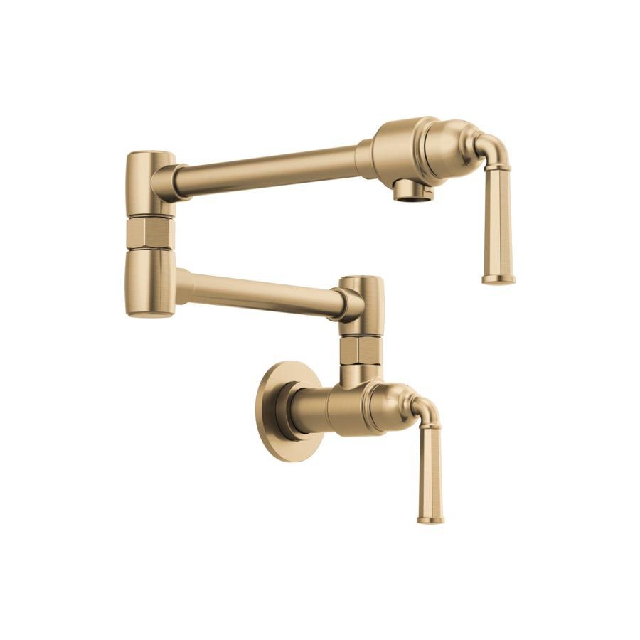 Brizo 62874LF-GL Rook Wall Mount Pot Filler Luxe Gold