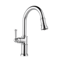 Brizo 63025LF-PC Artesso Single Handle Pull-Down Kitchen Faucet Polished Chrome