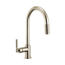 Brizo 63043LF-PN Litze Arc Spout Pull Down Knurled Handle Polished Nickel