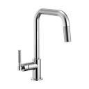 Brizo 63053LF-PC Litze Pull Down Square Spout Knurled Handle Faucet Chrome