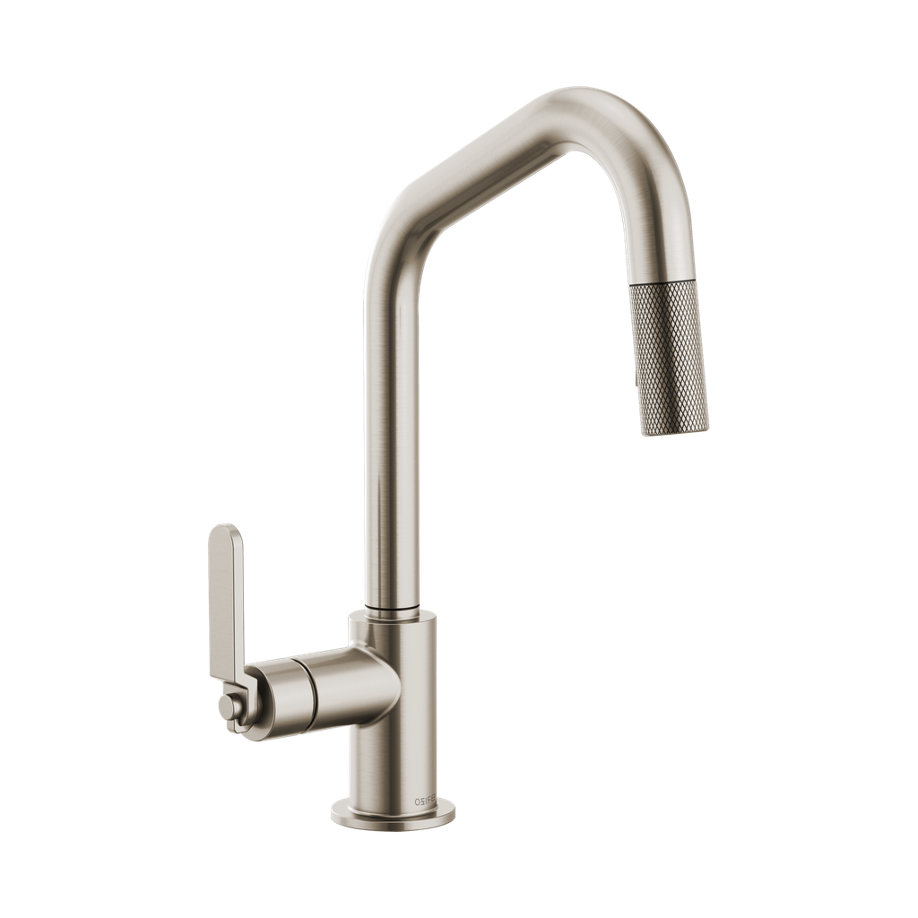 Brizo 63064LF-SS Litze Pull Down Angled Spout Kitchen Faucet Stainless