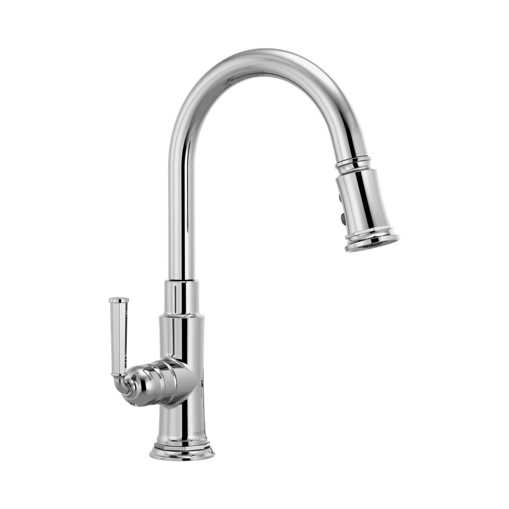 Brizo 63074LF-PC Rook Single Handle Pull Down Kitchen Faucet Chrome