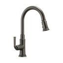 Brizo 63074LF-SL Rook Single Handle Pull Down Kitchen Faucet Luxe Steel