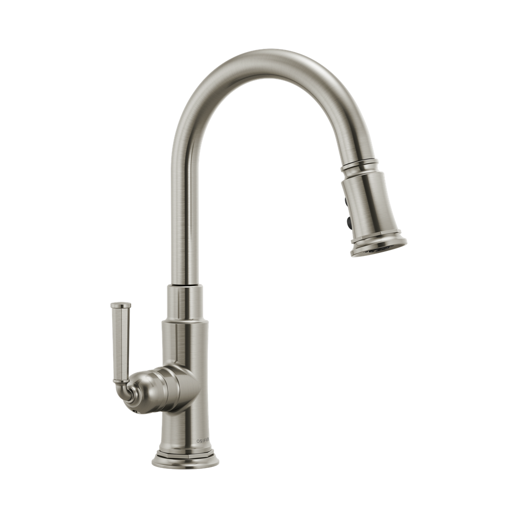 Brizo 63074LF-SS Rook Single Handle Pull Down Kitchen Faucet Stainless