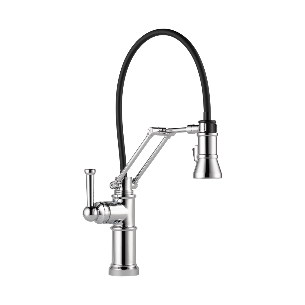 Brizo 63225LF-PC ARTESSO Single Handle Articulating Kitchen Faucet