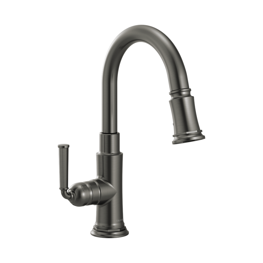 Brizo 63974LF-SL Rook Single Handle Pull Down Prep Kitchen Faucet Luxe Steel