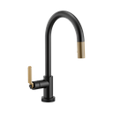 Brizo 64044LF-BLGL Litze Smart Touch Pull Down Arc Spout Faucet Luxe Gold Matte Black