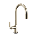 Brizo 64044LF-PN Litze Smart Touch Pull Down Arc Spout Faucet Polished Nickel