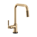 Brizo 64053LF-GL Litze Smart Touch Pull Down Square Spout Knurled Handle Luxe Gold