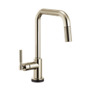 Brizo 64053LF-PN Litze Smart Touch Pull Down Square Spout Knurled Handle Polished Nickel