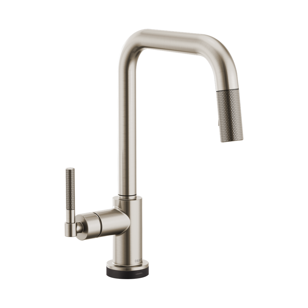 Brizo 64053LF-SS Litze Smart Touch Pull Down Square Spout Knurled Handle Stainless