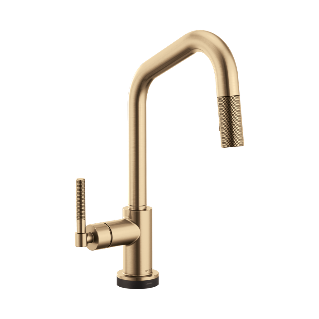 Brizo 64063LF-GL Litze Smart Touch Pull Down Angled Spout Faucet Luxe Gold
